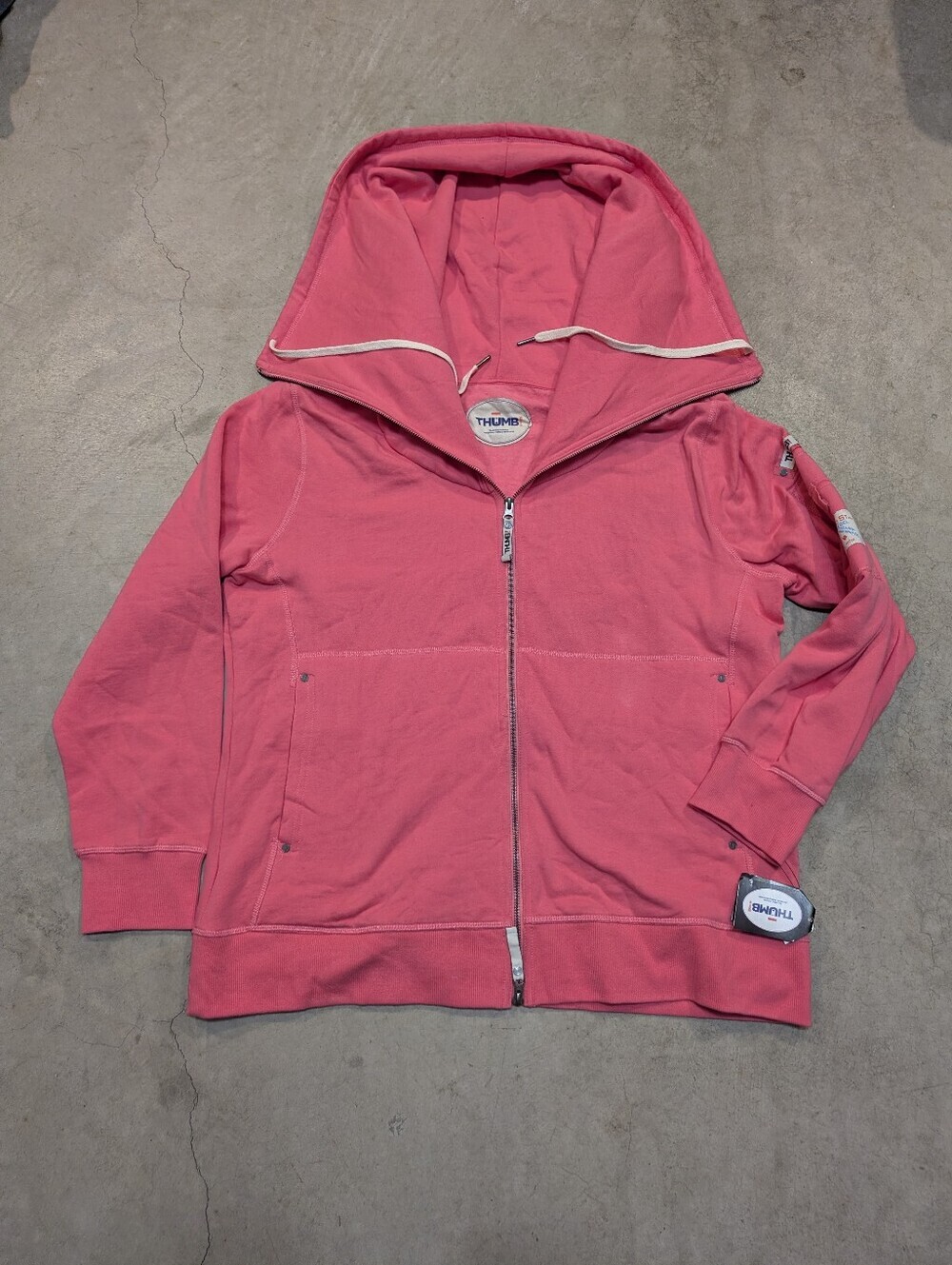 NWT Thumb United The Stacy Hoodie Womens 3X Pink Full Zip